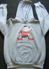 Cleveland Browns Brownie Elf Gildan Gray Hoodie Large