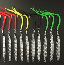 10 -4oz-Ava Type Hammered Diamond Jigs With Split Tube Tail Hook*Jigging Casting
