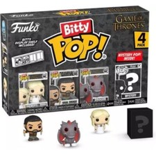 Funko Bitty Pop Juego de Tronos Daenerys Khal Drogo Drogon PACK DE 4