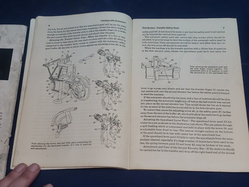 lot of 4 original TYPE booklets THE CARE & MAINTENANCE OF MATRICIES Linotype - Picture 17 of 24