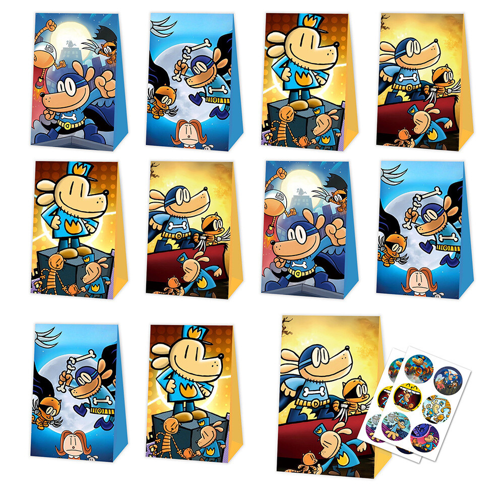 dogman出品ページ Dogman Party Favours Chip Bag Template and Water Bottle Labels - Etsy