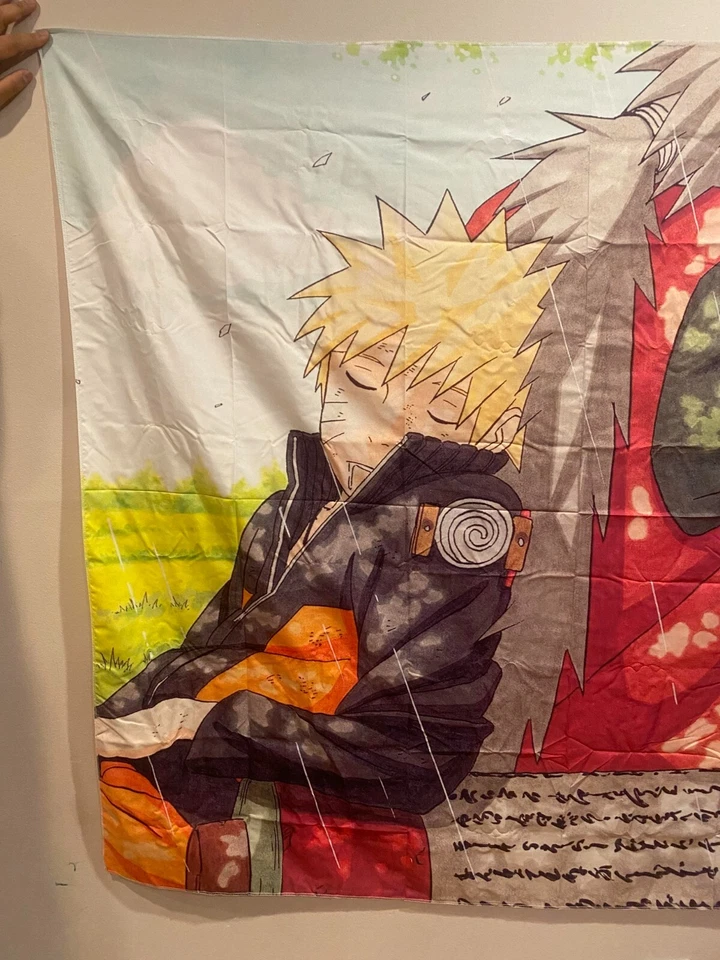 Tapiz Anime Colgante de Pared Tapiz Decoración Naruto 50" x 60" con Perchas Foto 3 de 4
