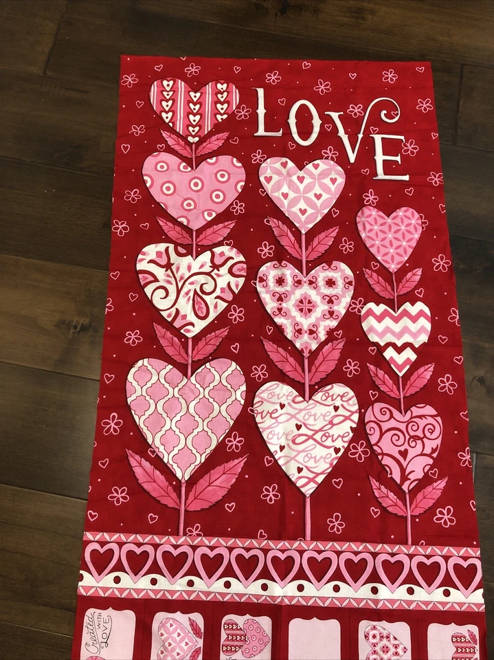 "Panel de tela Moda Love Grows 23""x44"" nuevo" Foto 4 de 4