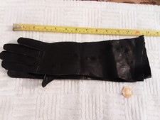 Vintage Ladies Long Soft Leather Gloves New with Tag RZ Czech