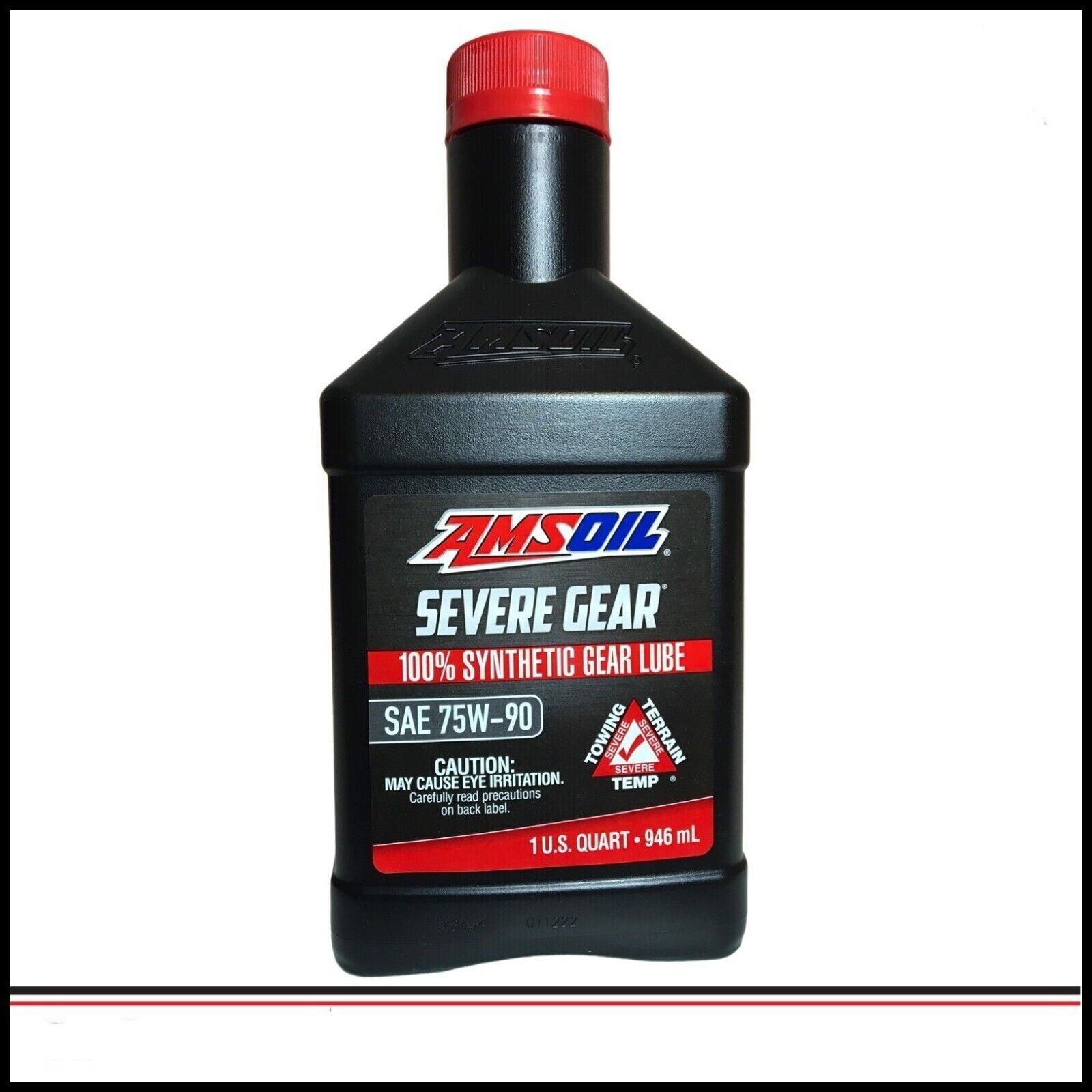 AMSOIL Severe Gear Full Synthetic Gear Lube SAE 75W90 1QT API GL5 MT
