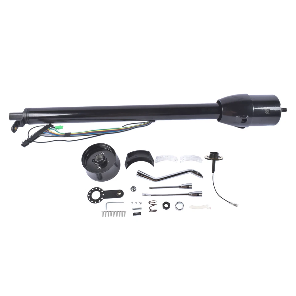 1967-79 Ford F100 Truck 33" Tilt Steering Column No Key Col Shift F250 390 Black - Image 3 of 4