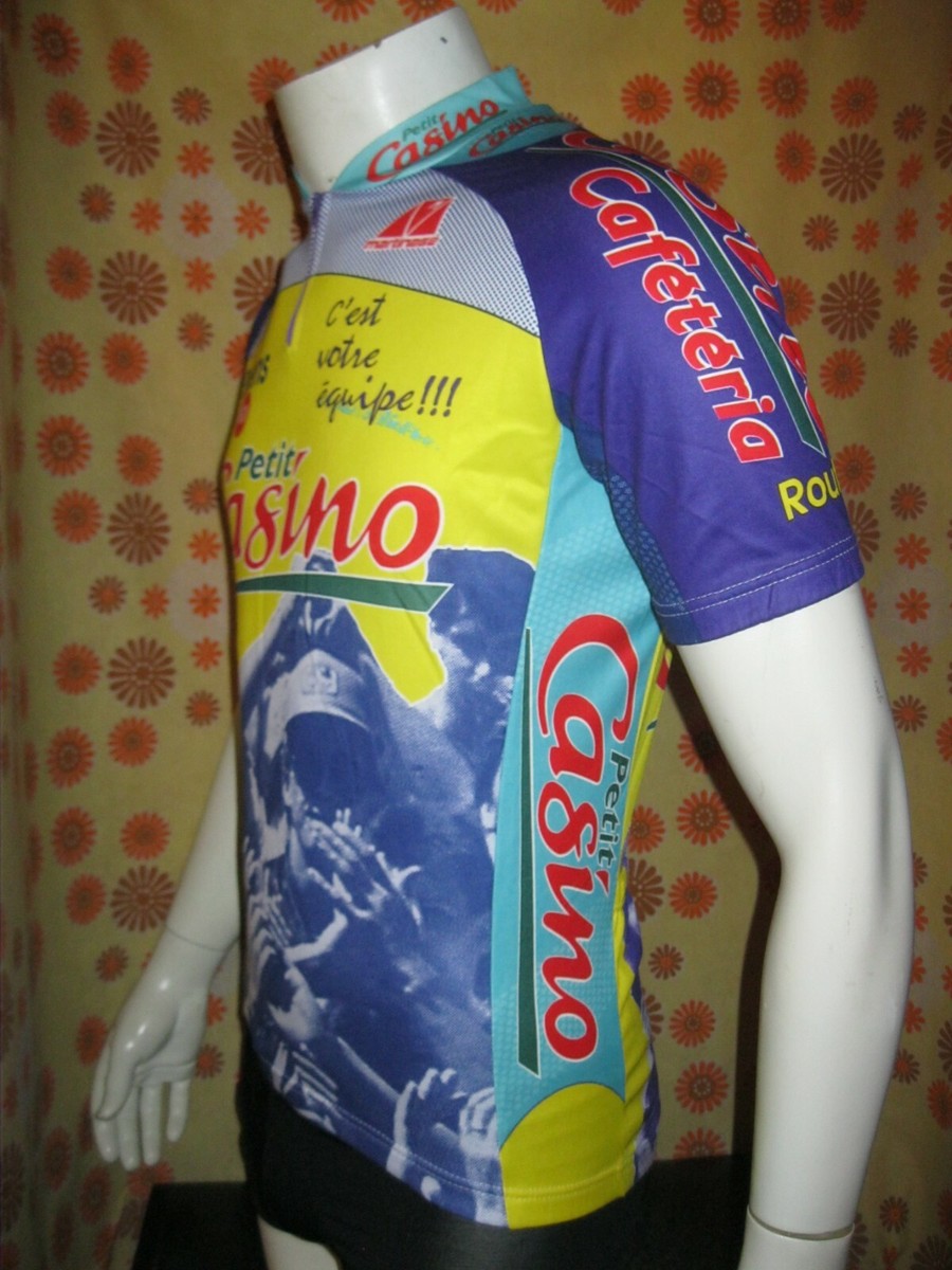 Ancien Maillot Cyclisme Martinage - Équipe Pro AG2R La Mondiale / Petit Casino (Taille S, Vintage)
