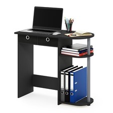 Furinno GO GREEN Desk, Gaming Desk, Computer Desk, Office Desk, Black
