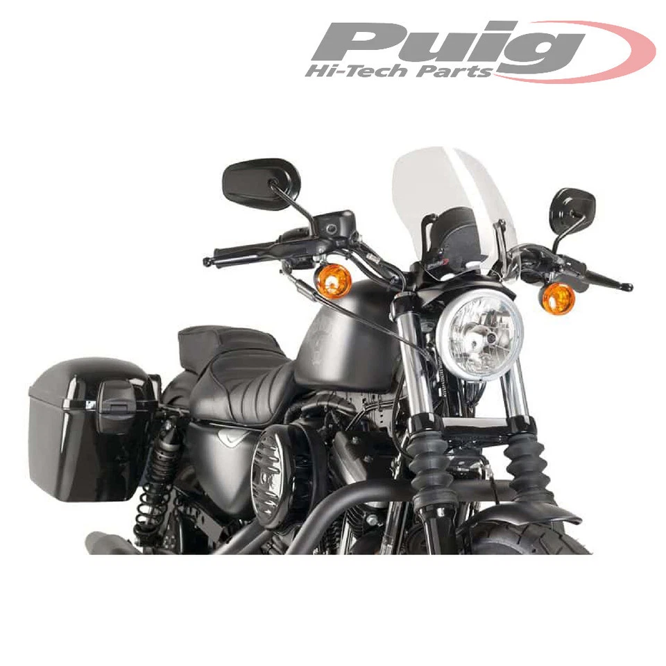 CUPOLINO PUIG TRASPARENTE 9283W HARLEY DAVIDSON SPORTSTER 1200 SUPERLO 2014 2017 - Immagine 2 di 2