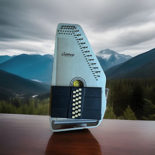 Oscar Schmidt OS21C 21 Chord Acoustic Autoharp, W/ Nylon Travel Case