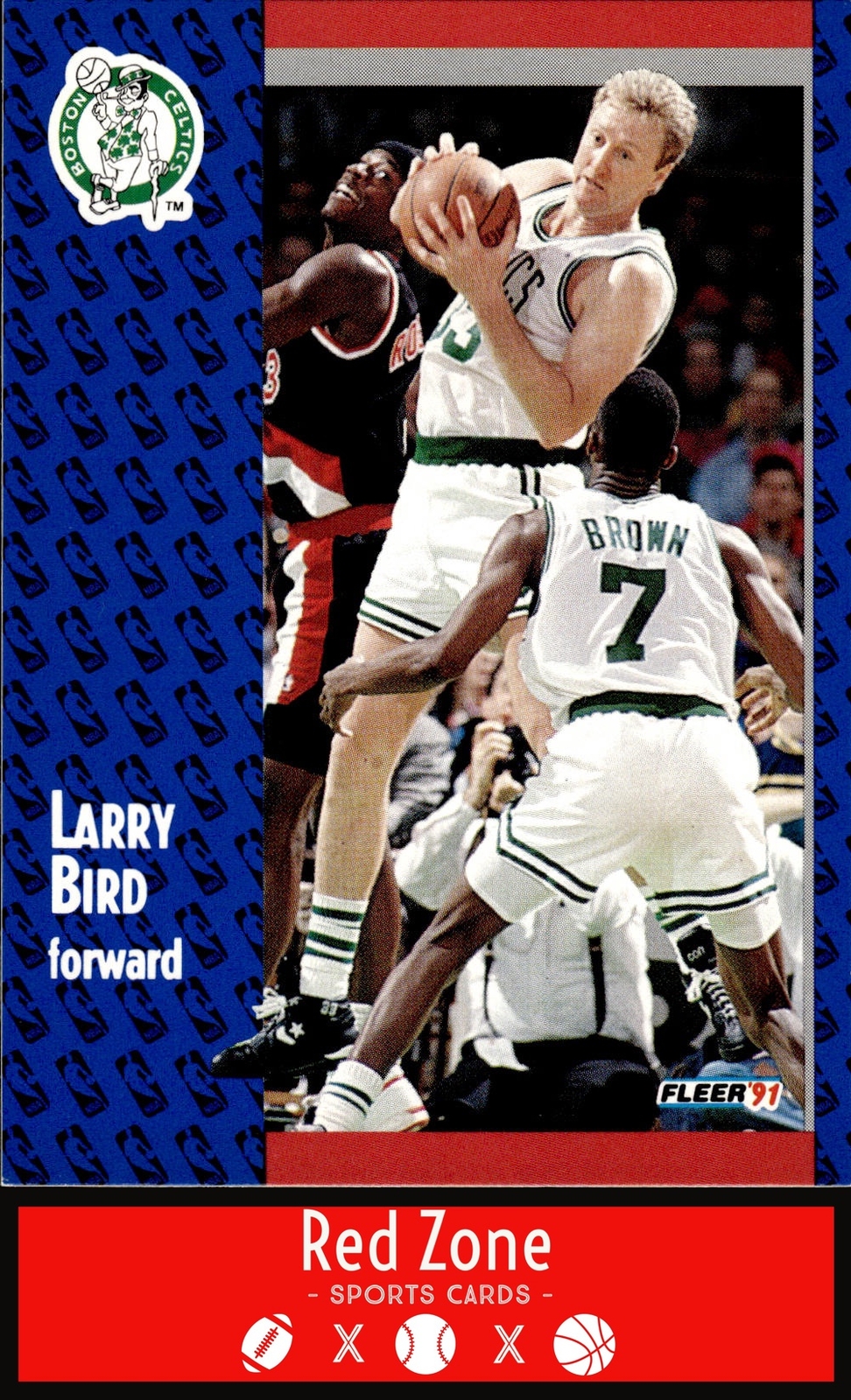 1991-92 Fleer - #8 Larry Bird NM/NM+.