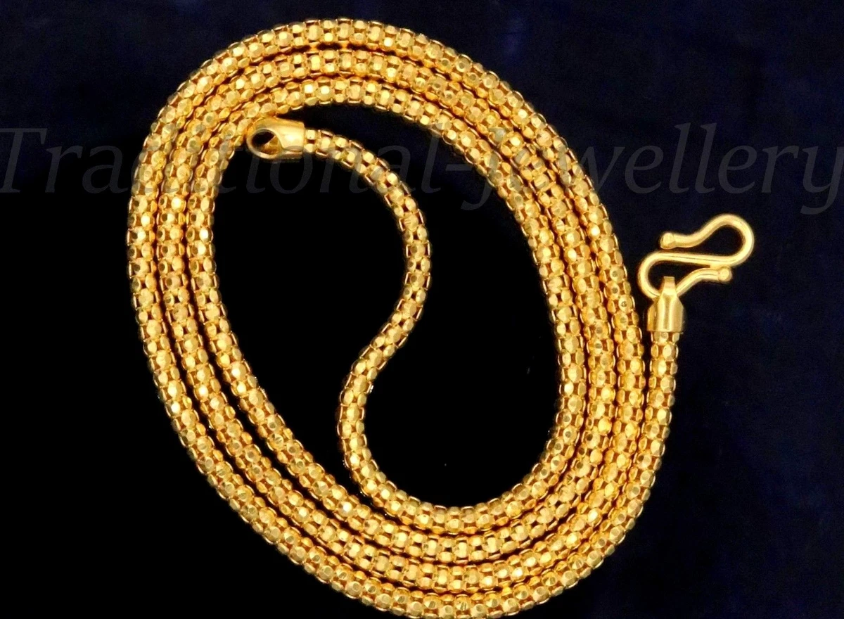 Snake pattern gold chain sale