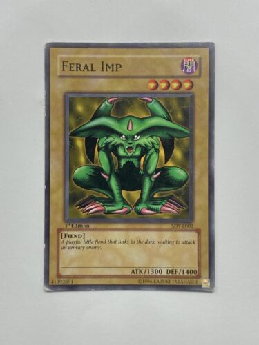 SDY-E002 1st Edition Feral Imp LP Common Yugioh Card - Picture 1 of 1