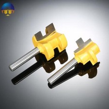 Bit Bit T-shape Tongue Groove Router Bit Tool Kits 3 Bit T-shape Woodworking