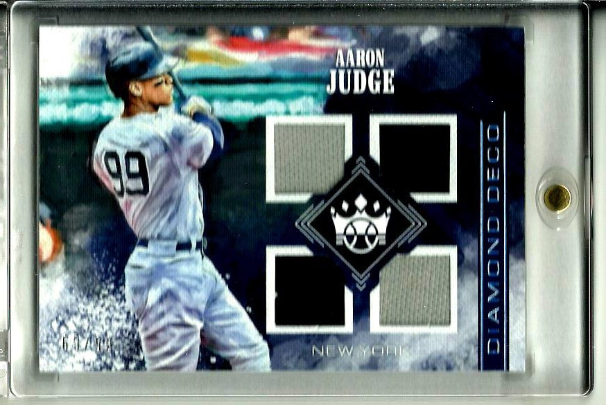 Aaron Judge 2018 Quad RELIC # DD-AJ Diamond Kings Diamond Deco SP D # 69/99