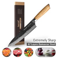 Damaskus Messer Professional Ultra-Scharf 67 Schichten Damaskus Stahl Kochmesser