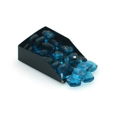 London Blue Topaz Brilliant Cut Loose Gemstone for jewelry making 