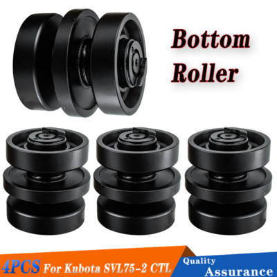 4* Track Roller Bottom Roller Fit For Kubota SVL75-2 CTL Undercarriage