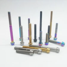 M5x16/18/20/25/30/35/40/45/50/60mm Titanium Ti Allen Taper Cone Hex Head Bolts