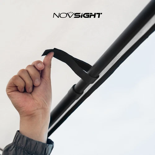 6.6'L x 9.8' WRooftop Car Side Pull Out Sun Shade Awning Outdoor Camping Travel - Picture 10 of 13