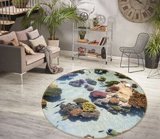 3D Sea Ancient Corals NBC492951 Game Rug Mat Elegant Photo Carpet Mat Romy