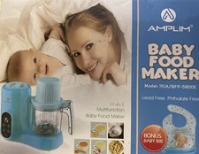 Amplim Baby Food Maker | Baby Food Processor | Baby Food Steamer NEW.   165