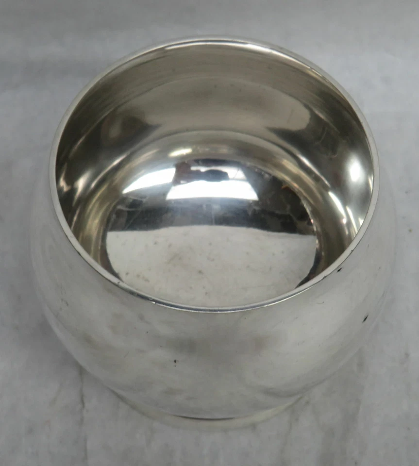 JUEGO DE TÉ INTERNACIONAL REAL DANÉS PLATA ESTERLINA CUENCO DE BASURA C140 Foto 3 de 4