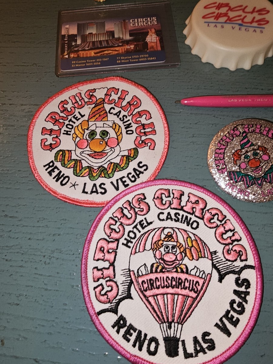 Vintage Large Lot Circus Circus Casino Items-Excellent, 17 In All