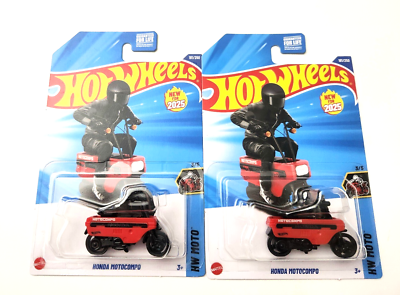 Hotwheels HONDA MOTOCOMPO 10台 Hot Wheels Honda Motocompo Caribbean Red 2025 Main Line HW