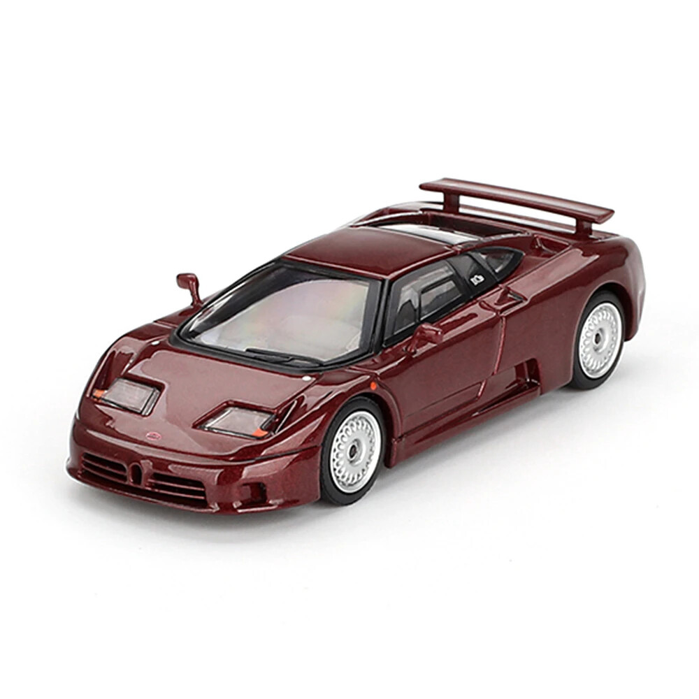 Mini GT 1:64 Diecast Model Car Bugatti EB110 GT Dark Red