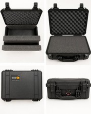 Pelican 1500 Black Protector Hard Case w/ Uncut Kaizen Foam - IP67, Unused