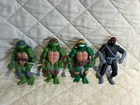 Vintage  Lot Of 4 Teenage Mutant Teenage Ninja Turtles FIGURES NO  Accessories
