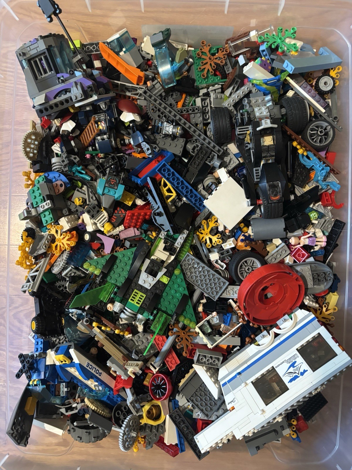 Big Lego Lot Over 15lbs Of Random Prices/ Sets Like Ninjago / And Minifigures