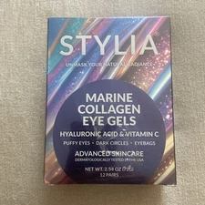 Stylia Marine Collagen Under Eye Patches Mask For Dark Circles & Puffy Eyes New