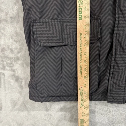 Quicksilver Jacket Men's XL Black Full Zip Utility Insulated Hooded Pockets Coat image 13