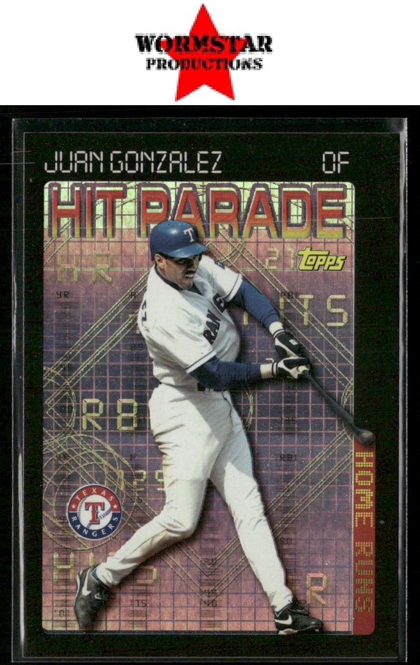 2003 Topps #HP6 Juan Gonzalez Hit Parade Texas Rangers