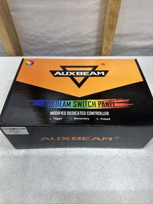 AUXBEAM RA60 RGB 6 Gang Switch Panel Kit Toggle Momentary Pulsed Controller Box