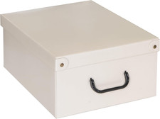 , Scatola Organizer Armadio in Cartone Con Coperchio, per Vestiti, Biancheria, C