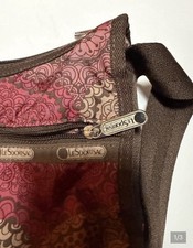 Le SportSac Multicolor Paisley Crescent Shoul...