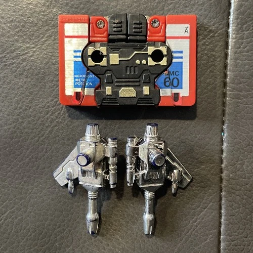 Rumble Cassette SILVER 100% Complete Vintage 1984 G1 Transformers Figure Robot