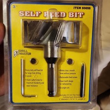 Drill Master 3in Self-Feed Wood Drill Bit Ste...