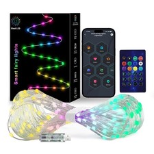 Smart Fairy String Lights, 33Ft Usb DIY Twinkle Lights w/Remote App Control...