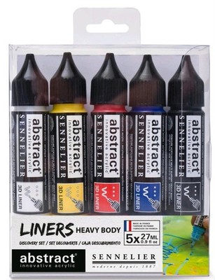 Sennelier 27ml, Abstract Liner Set Multicolor