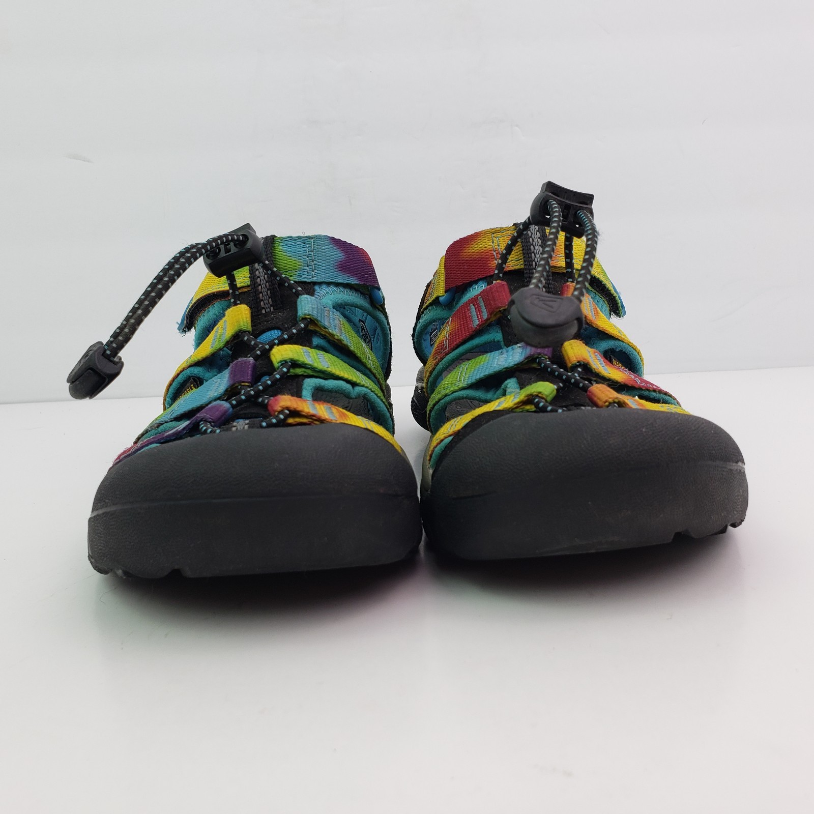 Scarpe sandali pescatore Keen Newport H2 bambino taglia 2 anni arcobaleno tie dye outdoor