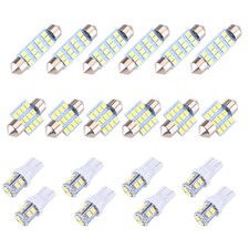 New 20x Led Interior Lights Bulbs Kit Car Trunk Dome License Plate Lamps 6000k New 20x Led Interior Lights Bulbs Kit Car Trunk Dome License Plate Lamps 6000k