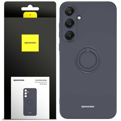 Spacecase Silikonringhülle Für Samsung Galaxy A55 5G Schwarz