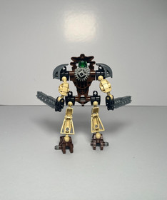 2002 LEGO Bionicle Toa Mata MOC Onua Brown Variant Complete Figure 8566