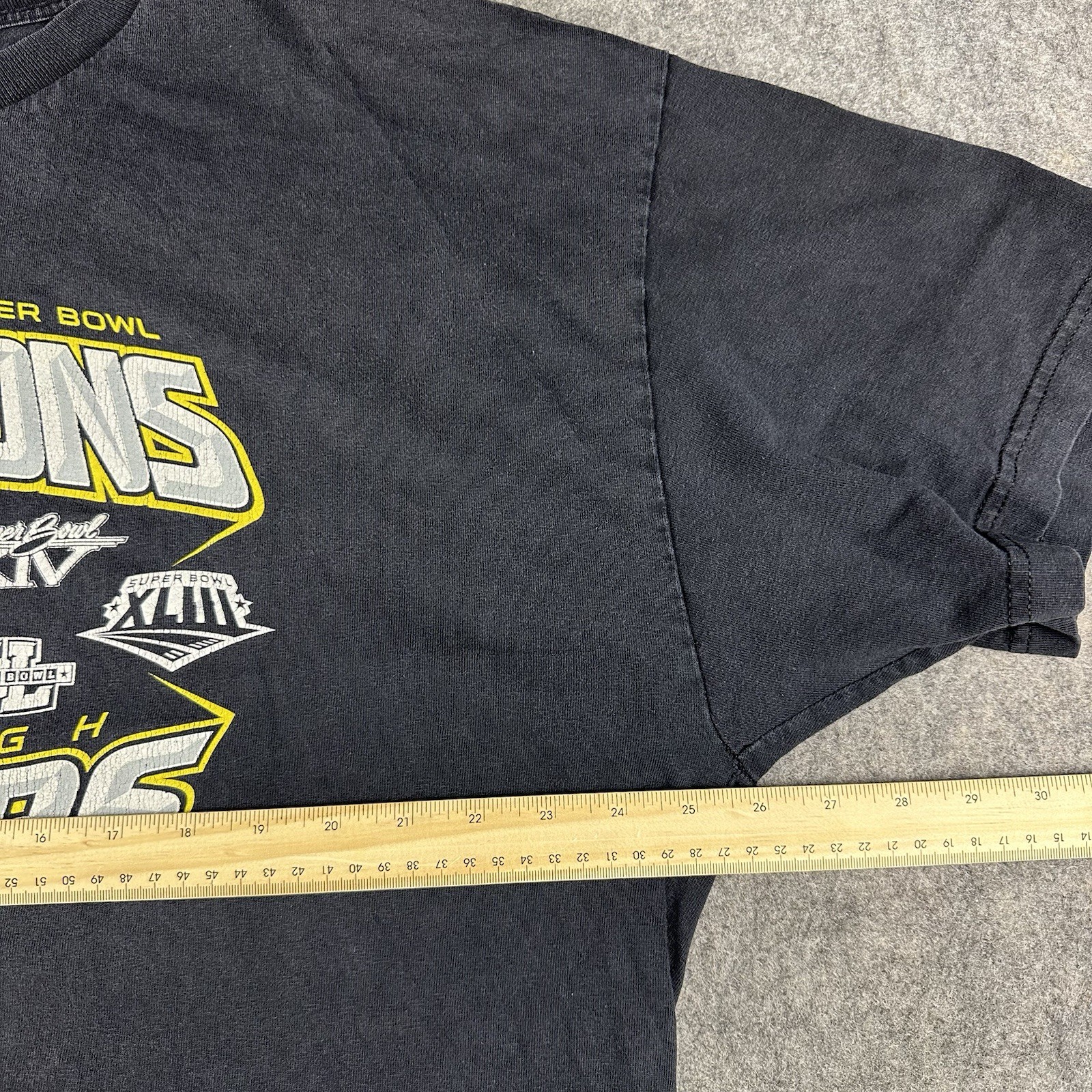 Reebok Pittsburgh Steelers Super Bowl Champions Mens T-Shirt Black XL *Lot Of 2 thumbnail 6