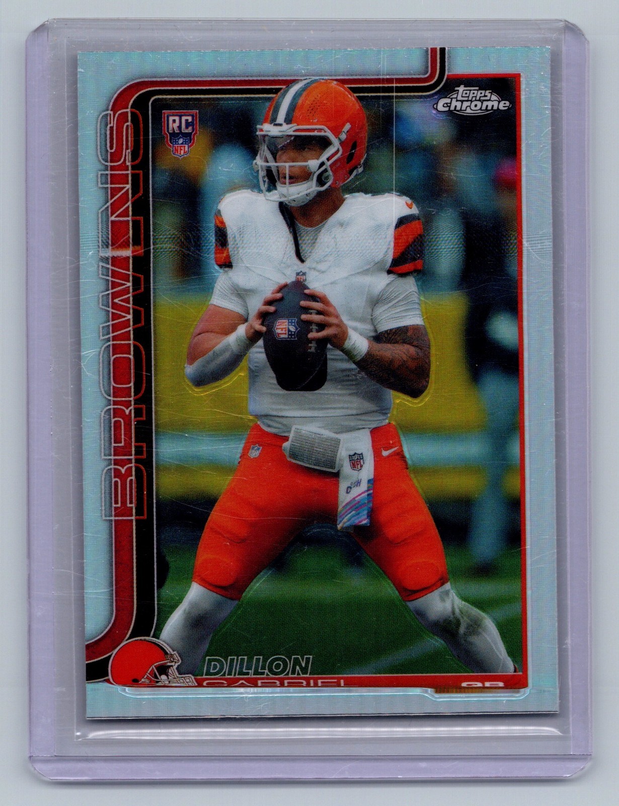 2025 Topps Chrome #317 Dillon Gabriel Pulsar Refractor