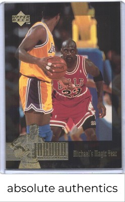 1995-96 Upper Deck The Jordan Collection 3x5 Michael's Magic Year 21